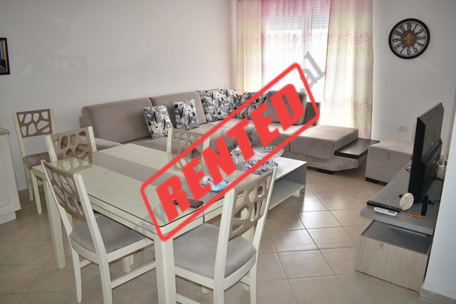 Two bedroom apartment for rent in Siri Kodra Street in Tirana.
Located in a new building on the sec